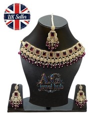Asian party wear necklace set - asian,
