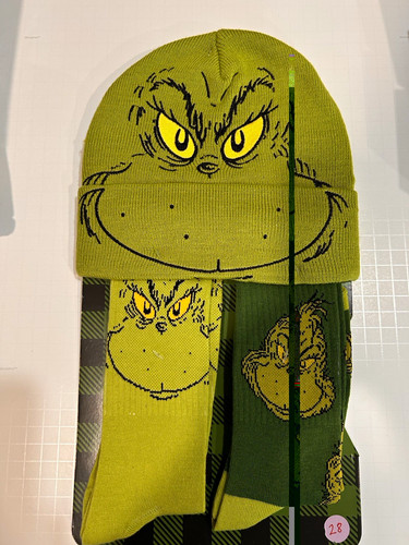 Grinch green beanie - beanie, hat