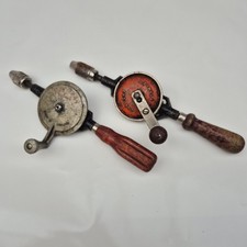 2 x Vintage Hand Drills Inc Stanley No.803 & Fleetway Chipper - Made In England