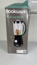 Cookworks 1.5L Plastic Jug Blender 500w Mixer Smoothie Maker TB507CF- Black