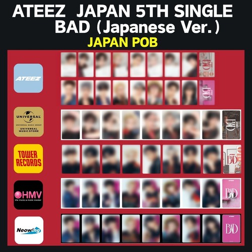 Ateez bad japanese ver 5th - ateez,