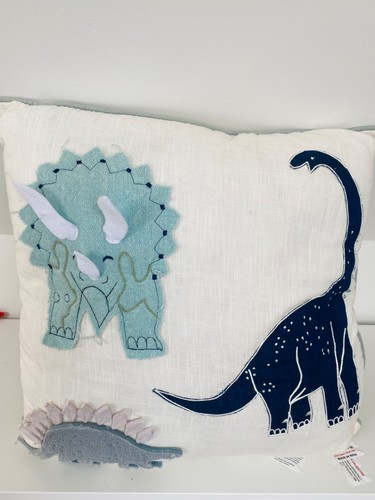 Kids dinosaur cushion - in, blue