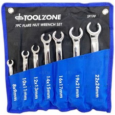 7pc Flare Nut Spanner Set