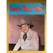 TEX RITTER COUNTRY MUSIC PEOPLE MAGAZINE AUGUST 1972 - TEX RITTER cover with mor