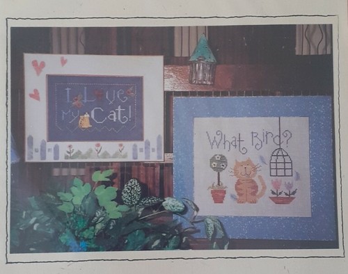 Cat lovers cross stitch - x,
