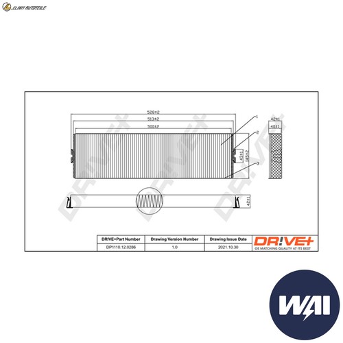 Filter interior air - filter,