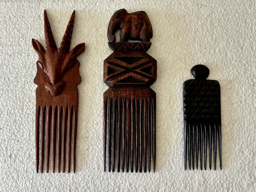 Vintage hand carved - carved, african