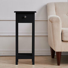 Black Narrow Telephone Table