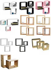 MDF Wooden Floating Wall Cubes