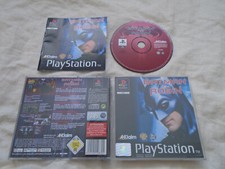 Batman and Robin PS1 (COMPLETE comic book Gotham Sony PlayStation) black label