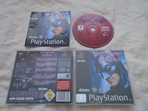 Batman and robin ps1 complete - batman,