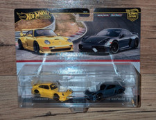 2024 HOT WHEELS PREMIUM PORSCHE 993 GT2AND PORSCHE 718 CAYMAN GT4 TWIN PACK