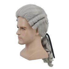 Lawyer Court Fancy Dress Costume Cosplay Wig Props Adult Judge Wig Barrister