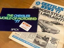 Chrysler SIMCA 1977 Sales