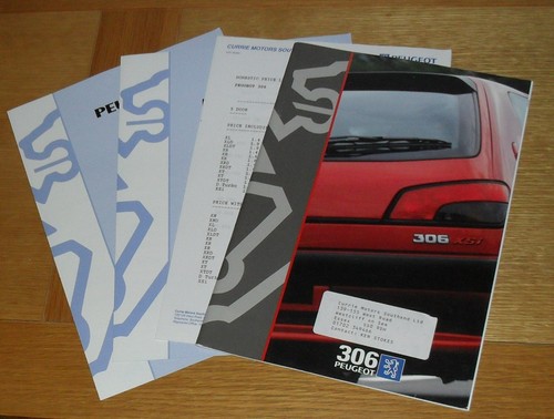 Peugeot 306 brochure set 1996 - brochure,