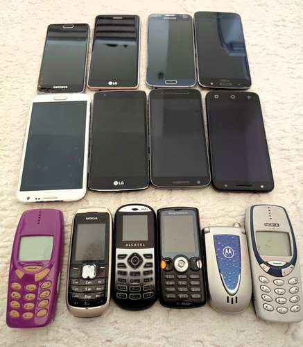 Old phones set - phones,, set,