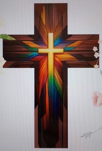 Wood wall crucifix - wood(ply),