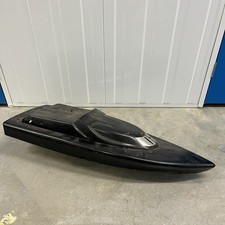 Vintage RC Fibre Glass Jet Petrol Speed Boat Model Merco