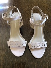 Ladies  Neutral Sandals Size 5