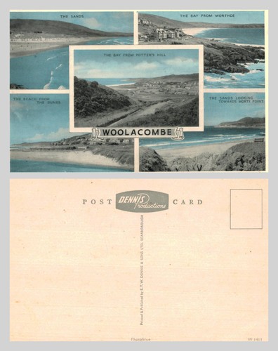 Vintage postcard multi - postcard, multi-view