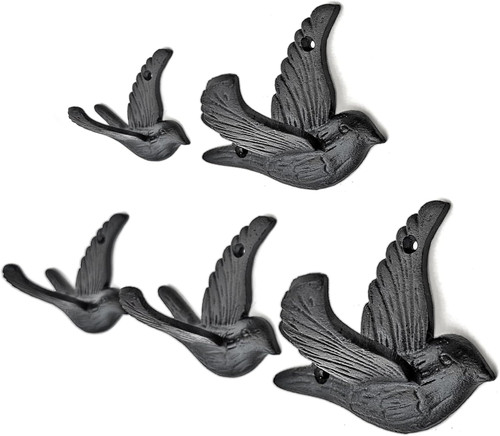 Flying bird iron cast - flying,