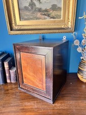 Antique mahogany wall cabinet - wall,