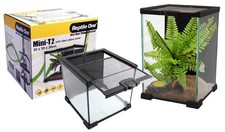 Reptile One Glass Terrariums Vivarium for Frogs Snakes Turtles Ventilation