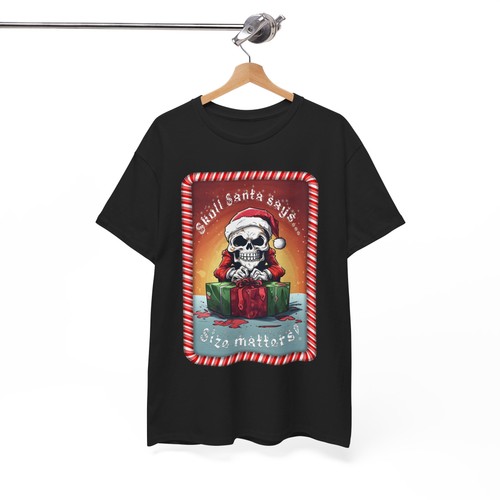 Skull santa size matters funny - skull,