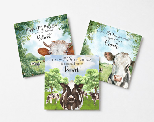 Dairy cows personalised - cows,