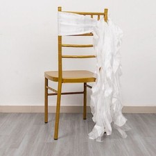 5 Curly Willow Chiffon Satin