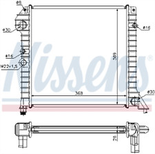 GENUINE NISSESNS RADIATOR FOR