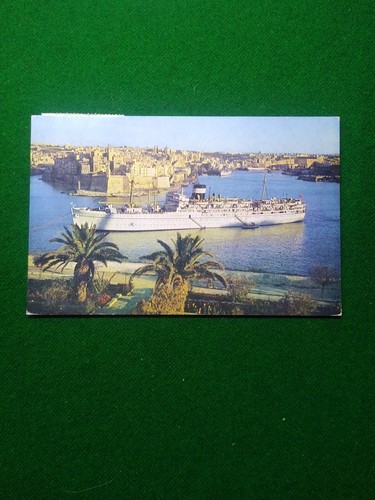 Dunera postcard posted 1967 - dunera,