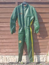 Vintage KETT  Leather Full Length Motorcycle Suit made in England 60s/70s HONDA