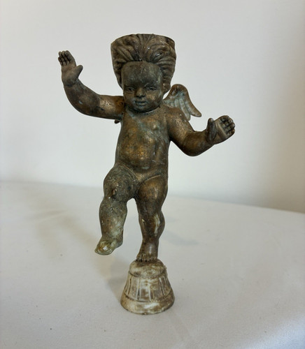 Resin cherub angel - resin,