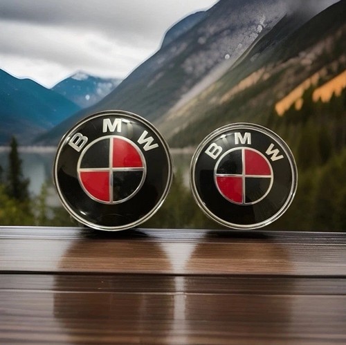 Bmw badges carbon red - carbon,