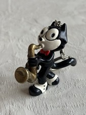 Vintage Keyring - Felix The Cat Playing Saxophone