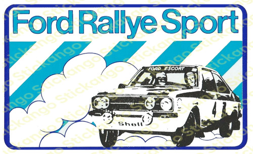 Ford rallye sport sticker 80mm - ford,