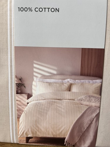 Natural 100 cotton stripe - natural,
