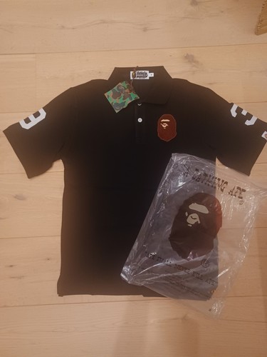 Bape camo polo shirt - camo, a