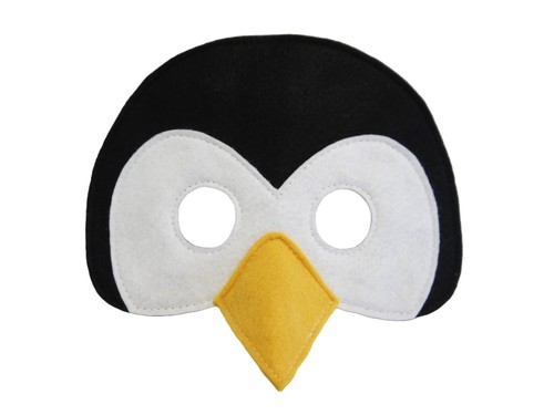 Penguin costume mask book - penguin,