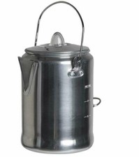 Steel coffee percolator 