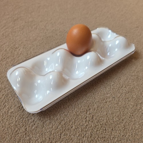 Egg wave tray - for, a