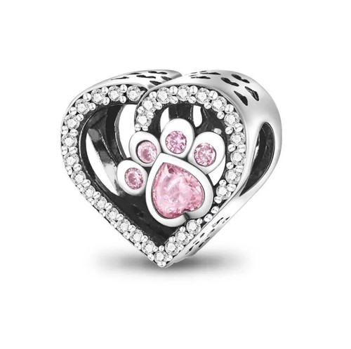 S925 sterling silver pink - sterling, paw