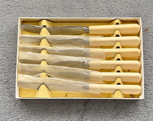 Faux bone handle stainless - 6,