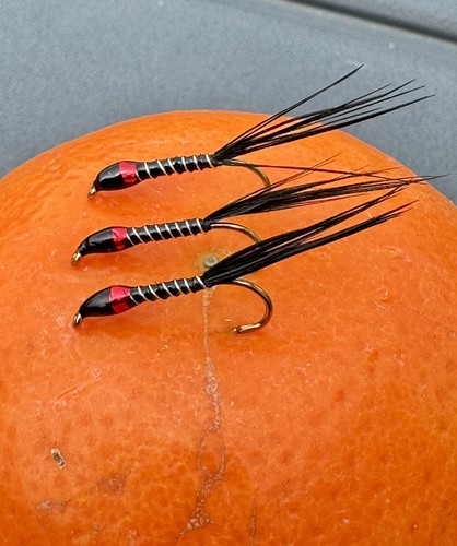 Trout fly fishing 3x black - trout,