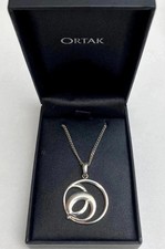 Ortak Sterling Silver Liberty Pendant Necklace