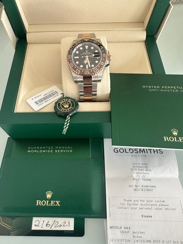 Rolex gmt master 126711chnr - gmt,