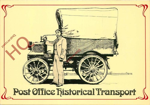 Picture postcard post office - picture,