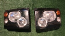 Genuine Land Rover Discovery 2 TD5 V8 Facelift Headlights Pair  NS OS 