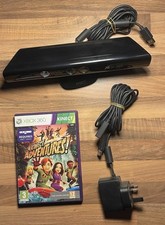 Xbox 360 Kinect Sensor With Power Supply & USB Adapter & Kinect Adventures 